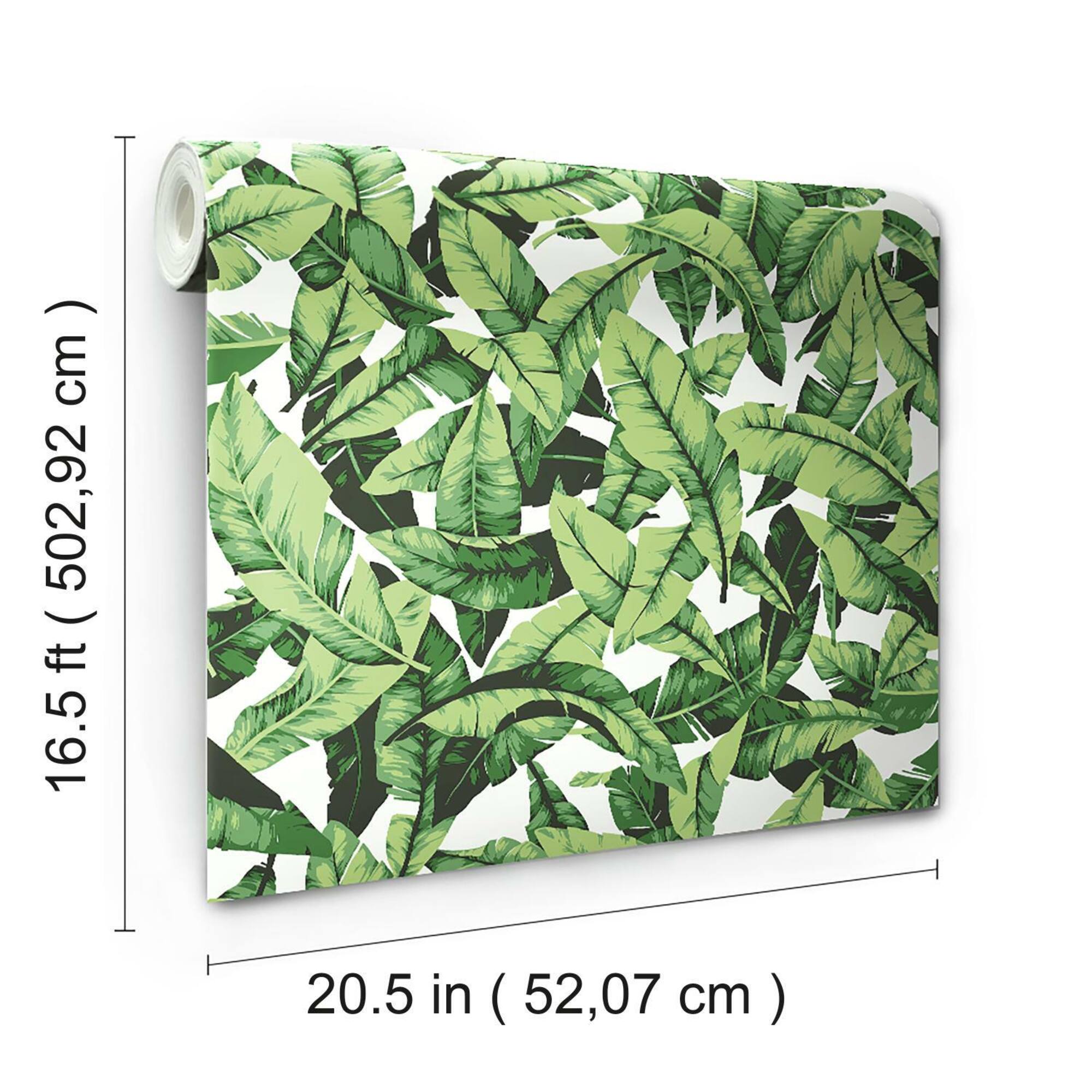 RoomMates Palm Leaf Peel & Stick Wallpaper